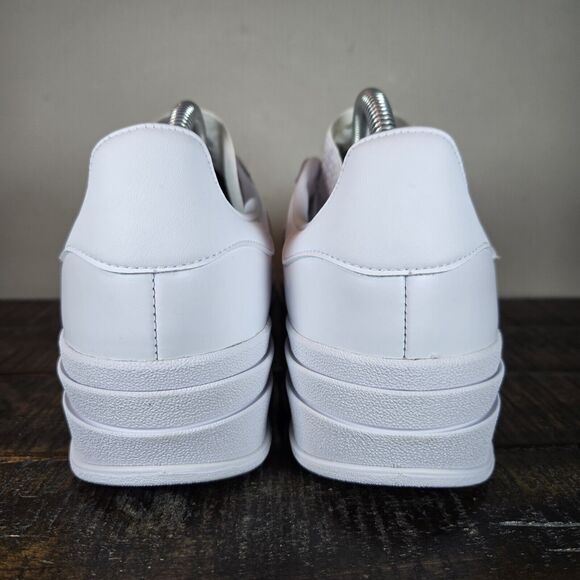 NEW Adidas Gazelle Bold Womens Size 10 Platform Sneakers Shoes White IE5130 - Picture 4 of 13